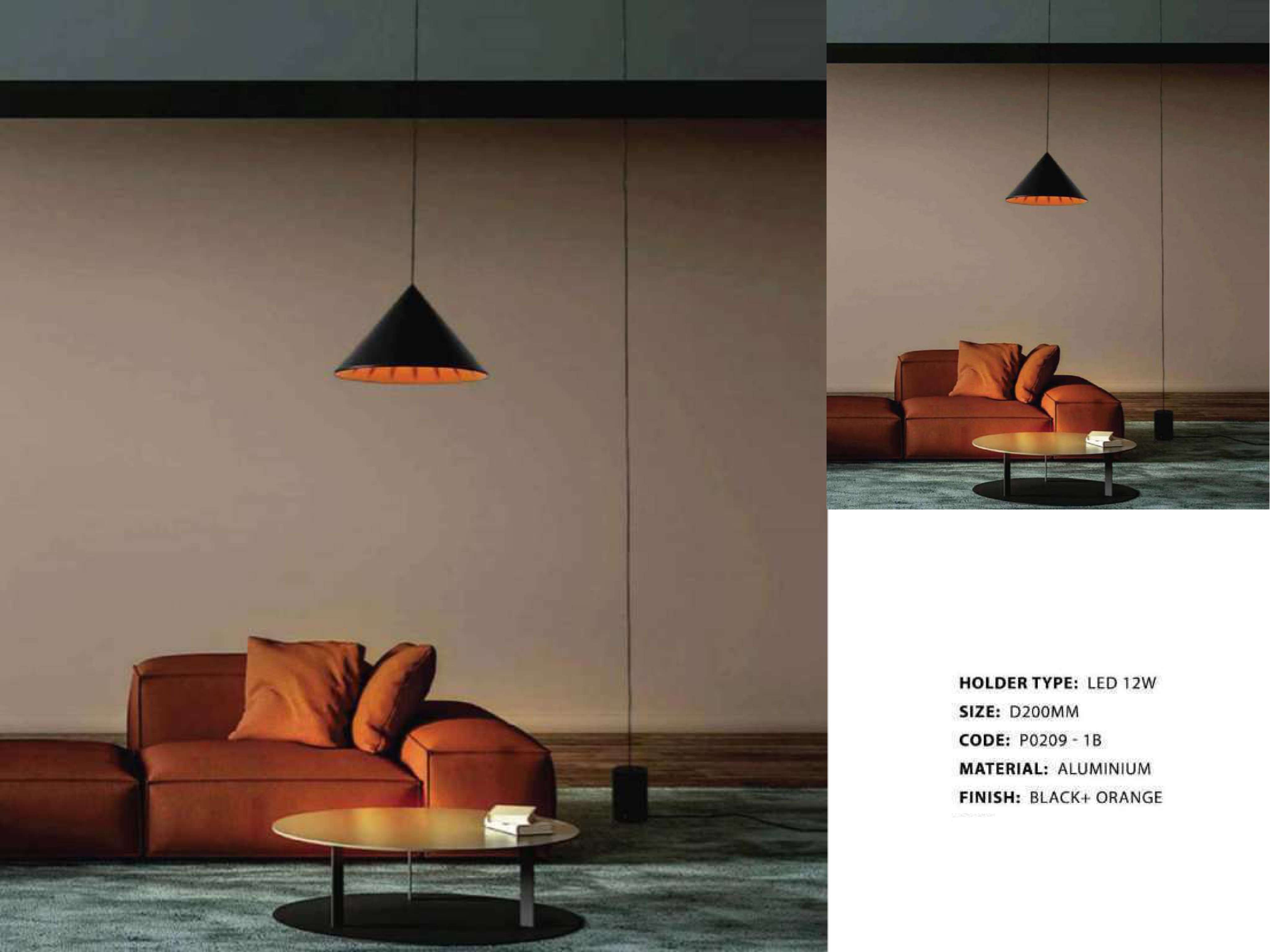 Beyond Lights - Black Pendant Light- LCHL